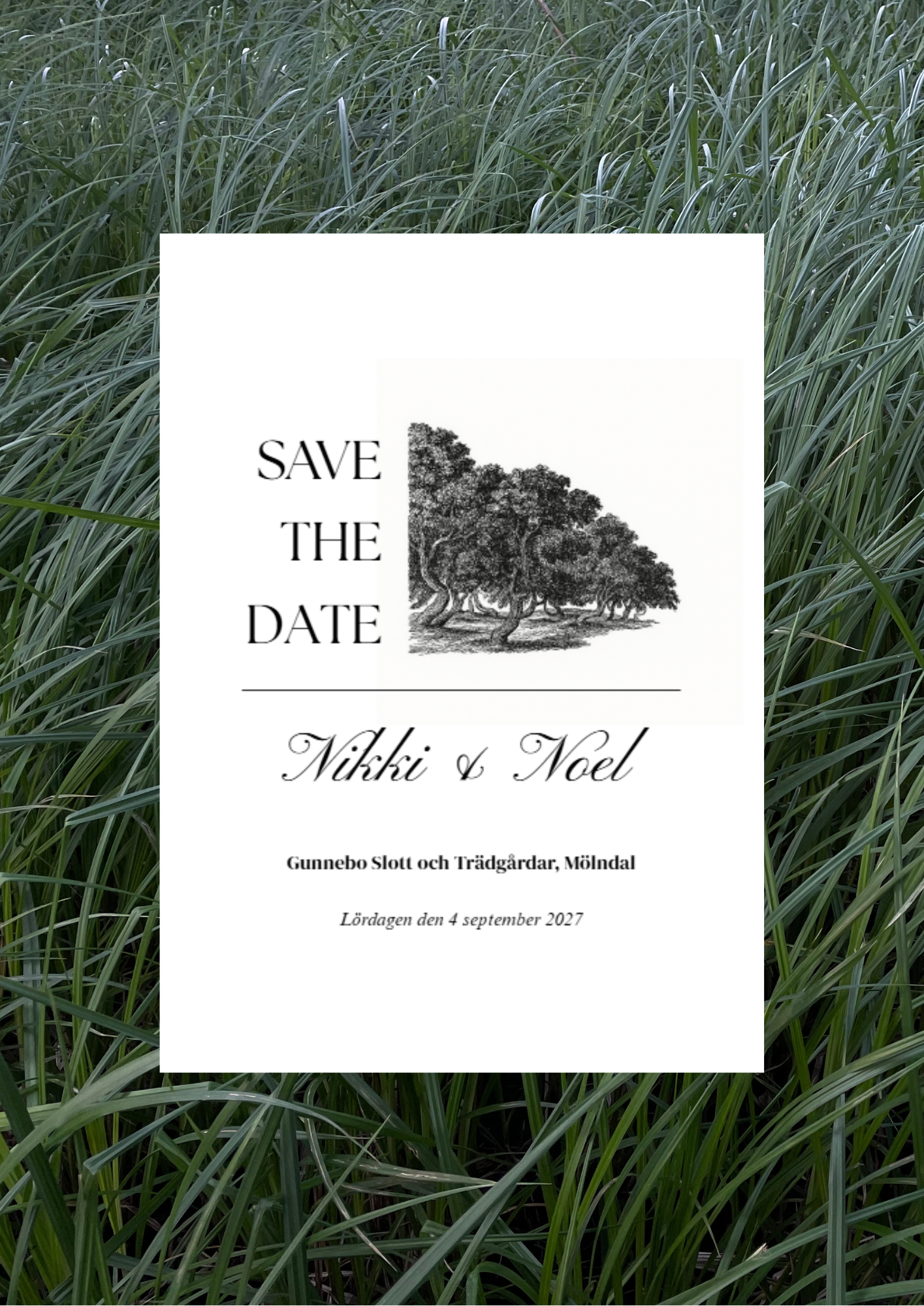 Canopée - Save the Date
